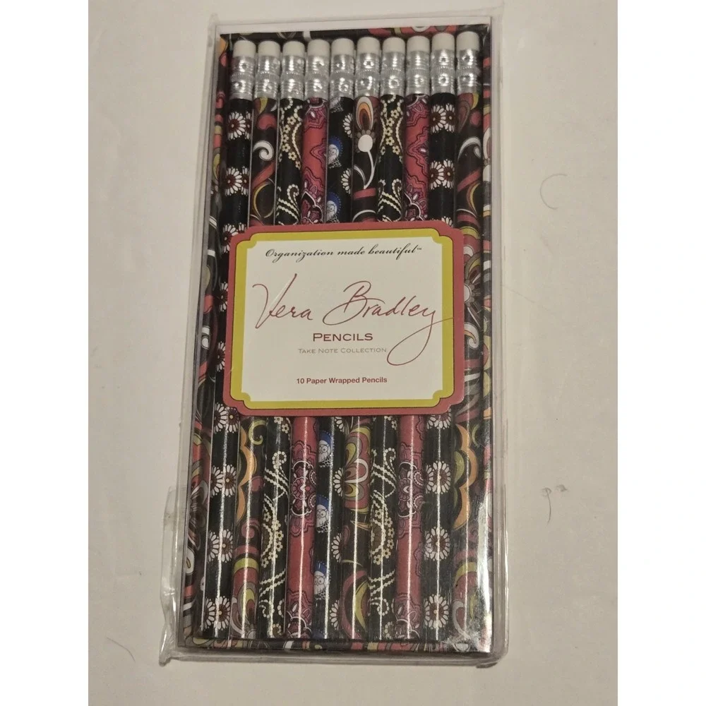 Vera Bradley Paper Wrapped Patterned Pencils